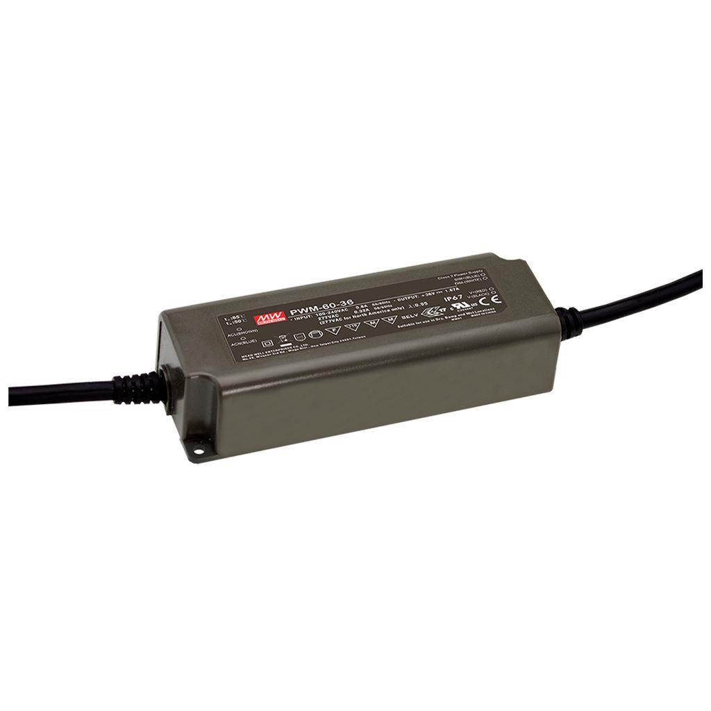 [LUM-PWM-60-24DA2] Constant voltage - AC/DC - 24V - 60W - IP67 - DALI-2 control technology     