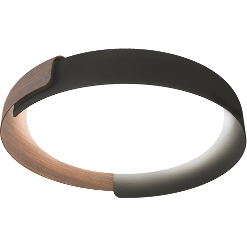 DALA Dark grey + wood