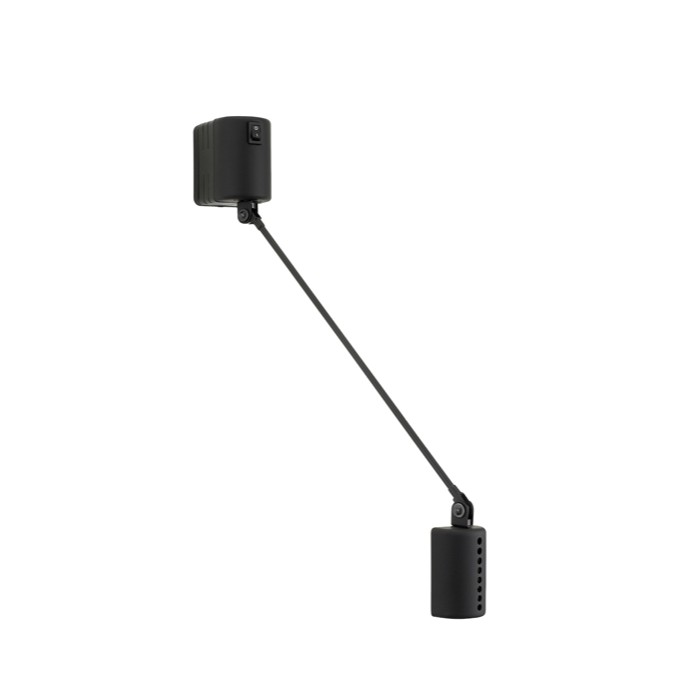 DAPHINE PARETE 35 LED BLACK SOFT-TOUCH 2700K