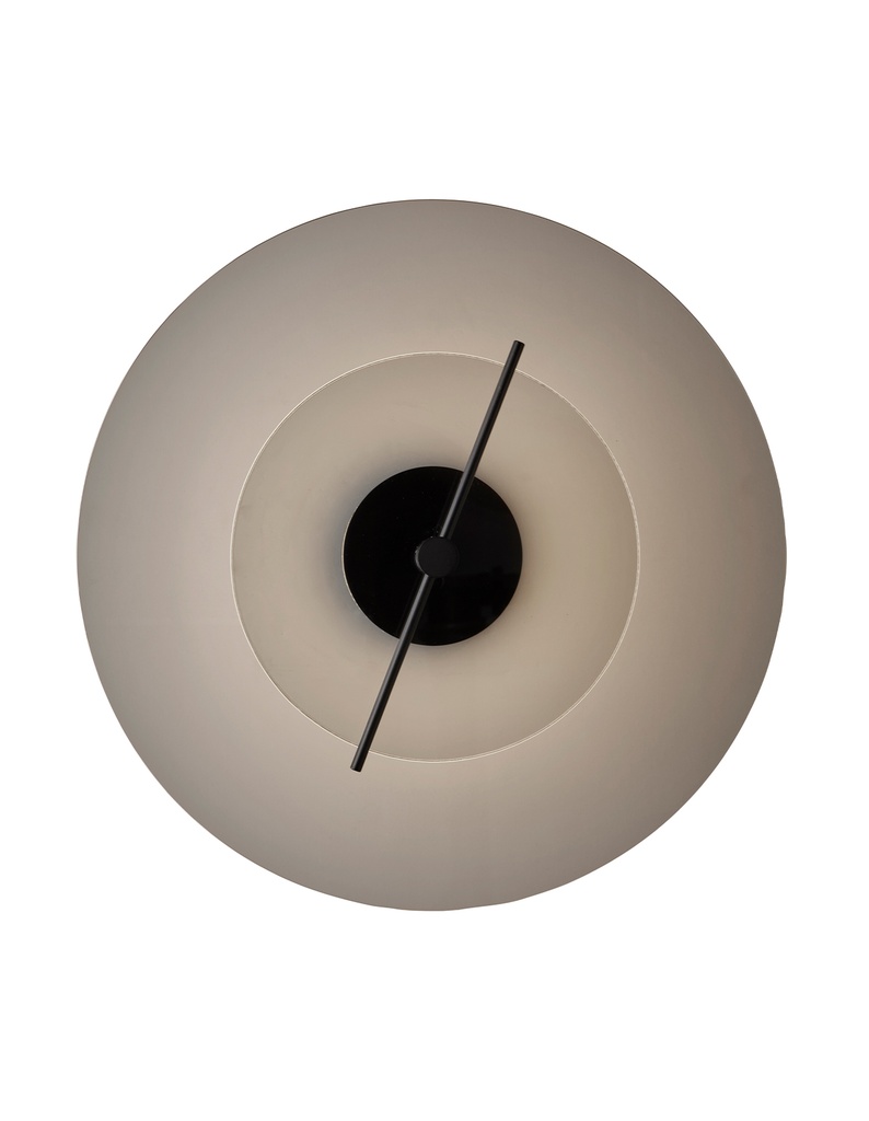 DELUMINA WALL 3 - Wall lamp-aluminium + glass 320mm