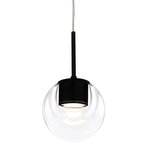 DEW Black Gloss glass + black incl. canopy