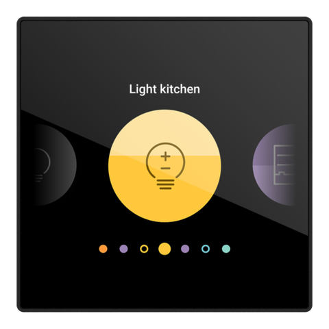 DIGITAL BLACK, BEDIENINGSSCHERM NIKO HOME CONTROL, 24V, KLAUW