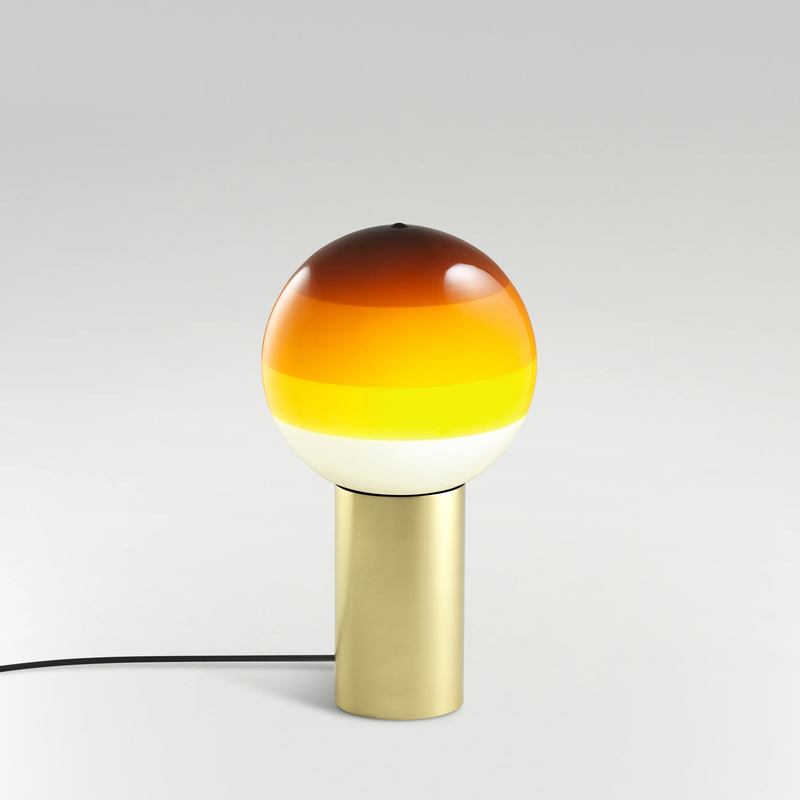 DIPPING LIGHT AMBER-BRUSHED BRASS
