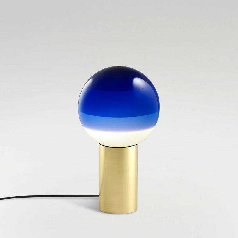 DIPPING LIGHT BLUE-BRUSHED BRASS