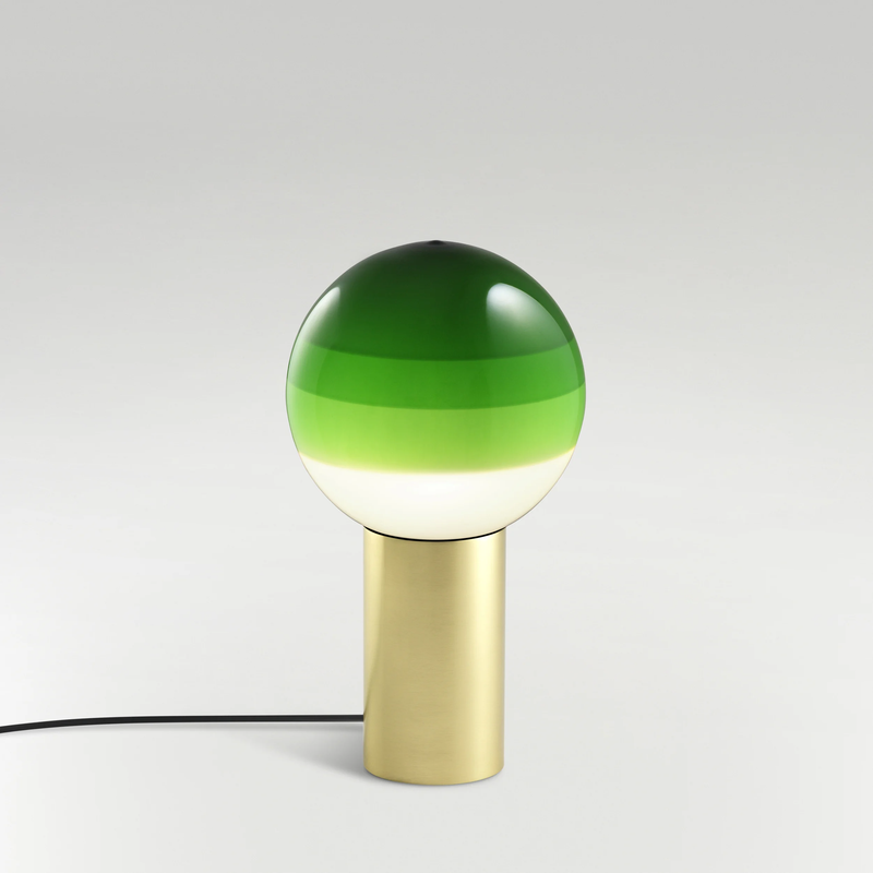 DIPPING LIGHT GREEN - BRUSHED BRASS