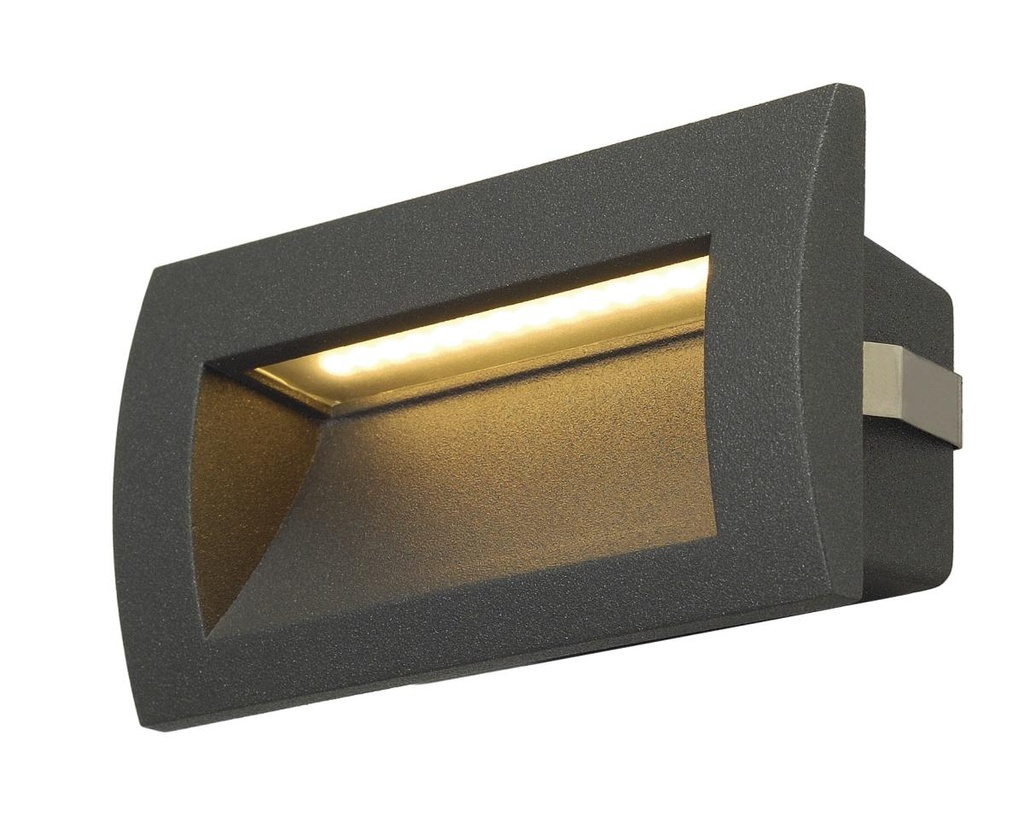 [SLV-233625] DOWNUNDER OUT LED M, outdoor wandinbouwarmatuur, LED, 3000K, antraciet