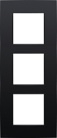 DRIEVOUDIGE AFDEKPLAAT MET 60MM CENTERAFSTAND, VERTICAAL