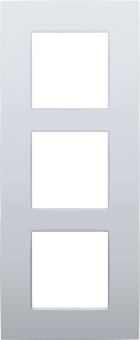 DRIEVOUDIGE AFDEKPLAAT MET 60MM CENTERAFSTAND, VERTICAAL