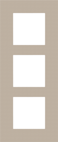 [NIK-157-76300] DRIEVOUDIGE AFDEKPLAAT MET 60MM CENTERAFSTAND, VERTICAAL