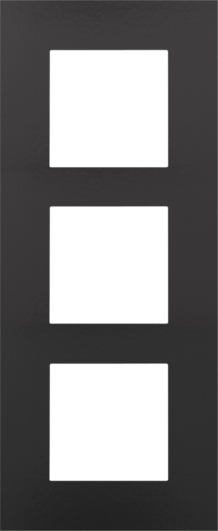 [NIK-200-76300] DRIEVOUDIGE AFDEKPLAAT MET 60MM CENTERAFSTAND, VERTICAAL