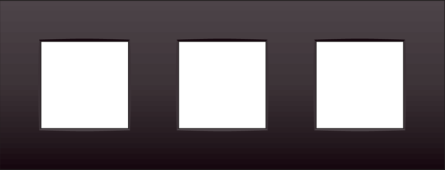 DRIEVOUDIGE AFDEKPLAAT MET 71MM CENTERAFSTAND