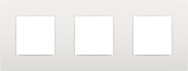 DRIEVOUDIGE AFDEKPLAAT MET 71MM CENTERAFSTAND