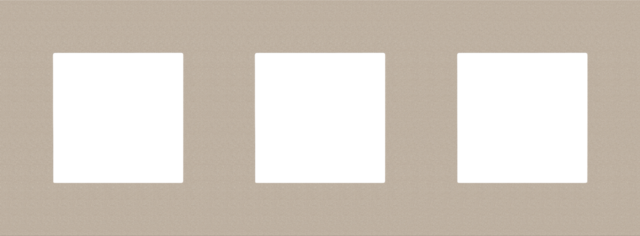 [NIK-166-76700] DRIEVOUDIGE AFDEKPLAAT MET 71MM CENTERAFSTAND