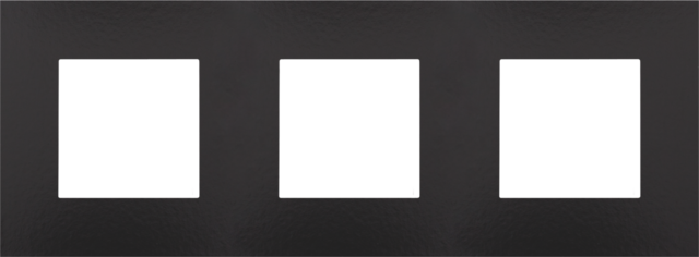 DRIEVOUDIGE AFDEKPLAAT MET 71MM CENTERAFSTAND