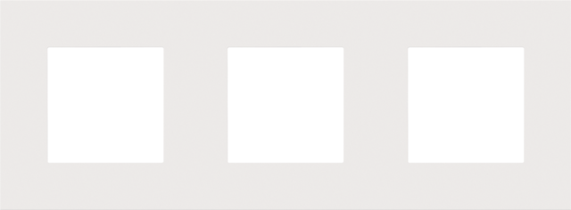 DRIEVOUDIGE AFDEKPLAAT MET 71MM CENTERAFSTAND