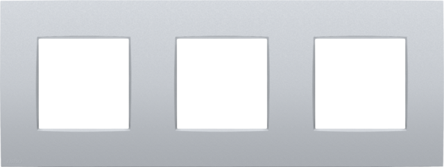 DRIEVOUDIGE AFDEKPLAAT MET 71MM CENTERAFSTAND