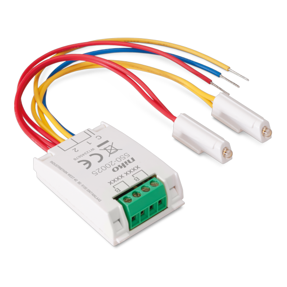 [NIK-550-20025] DRUKKNOPINTERFACE MET FEEDBACKLED VOOR ÉÉN OF TWEE INGANGEN