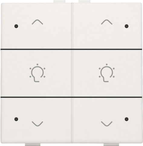 [NIK-101-52046] DUBBELE DIMBEDIENING MET LED, VOOR NIKO HOME CONTROL