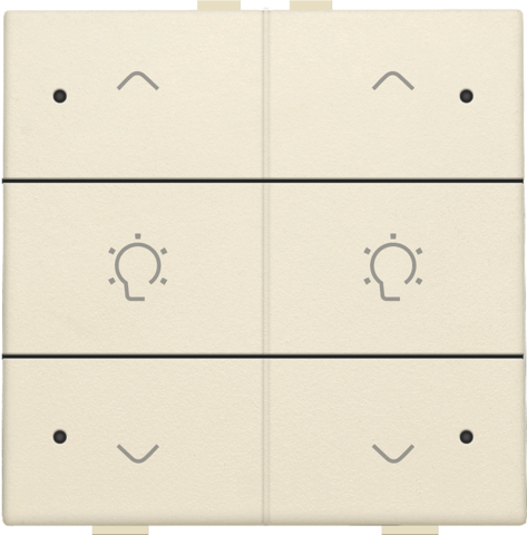 DUBBELE DIMBEDIENING MET LED, VOOR NIKO HOME CONTROL