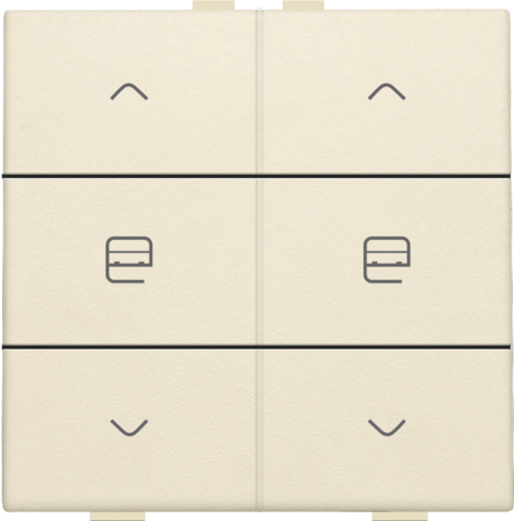 [NIK-100-51036] DUBBELE MOTORSTURINGSBEDIENING VOOR NIKO HOME CONTROL