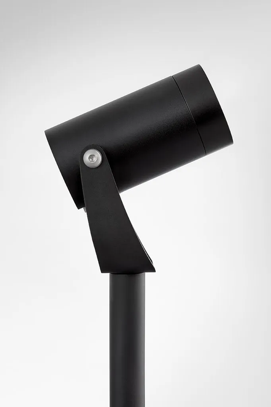 DX STEM D.54 - 5W H.170 26° 3000K 230V IP65 with honeycomb - Black