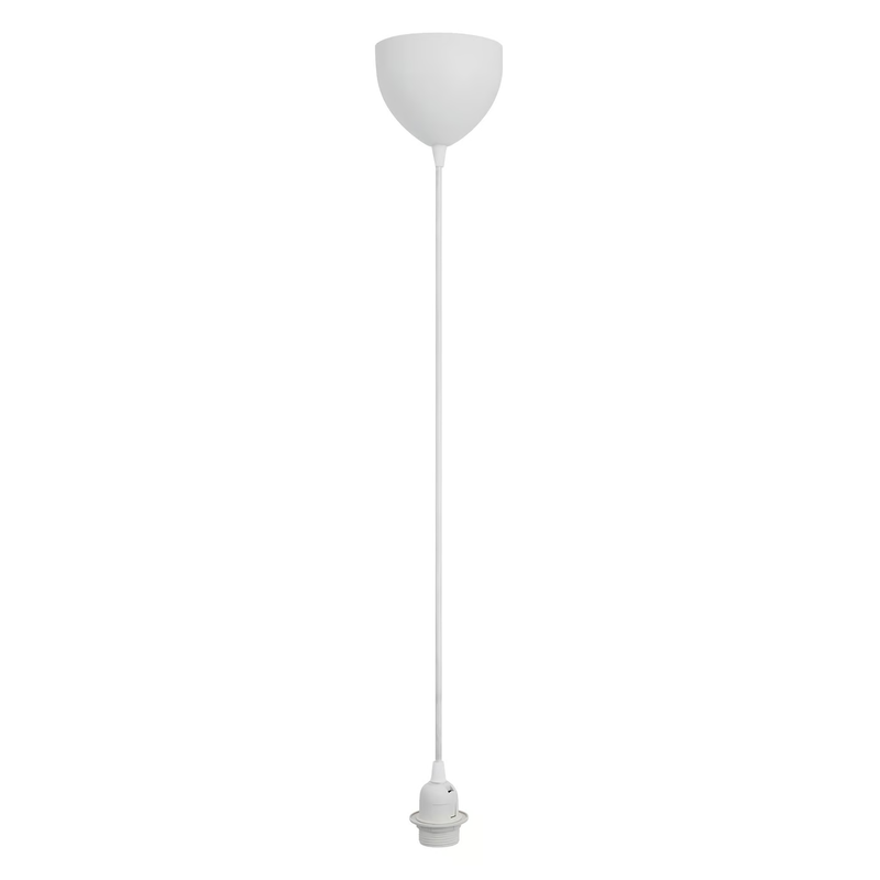 Delux Pend 9 - Hanglamp - Wit - E27