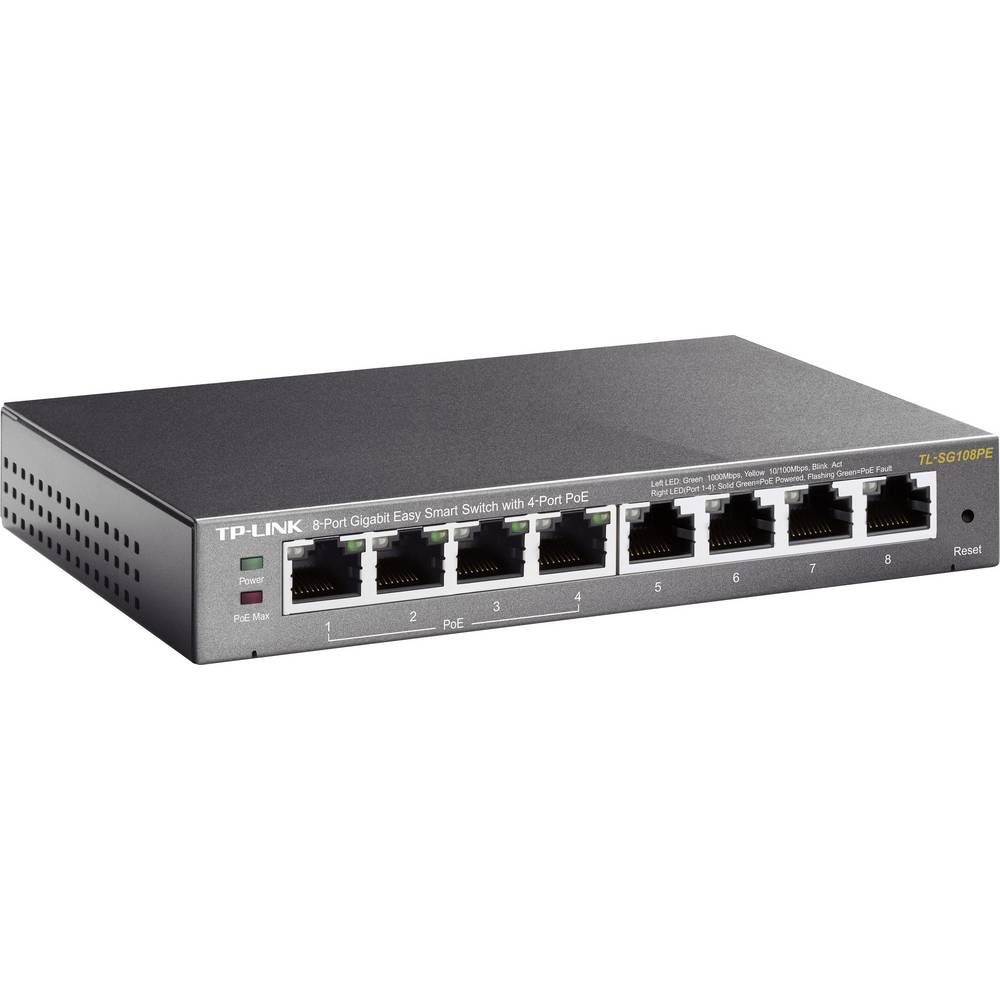 [SME-TL-SG108PE] Desktop Switch 8 - port 10/100Mbps POE
