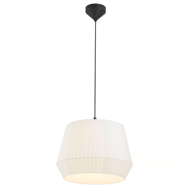 Dicte 40 - Hanglamp - Zwart/Wit - E27