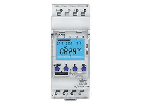 [TPL-TR611 TOP3] Digitale klok 24U/7D 230V 45-60HZ 1CO 16A