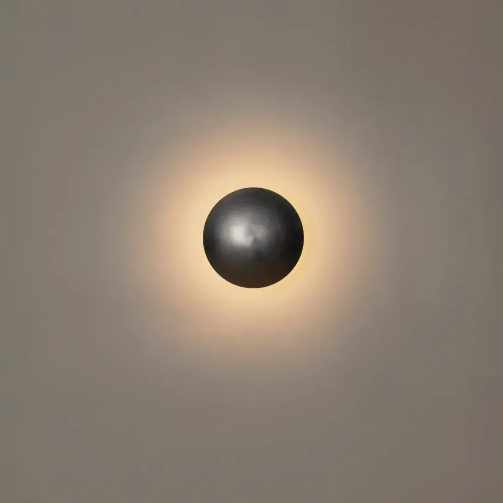 [SNC-DISWA01] Disco: : Satin nickel structure and lampshade.