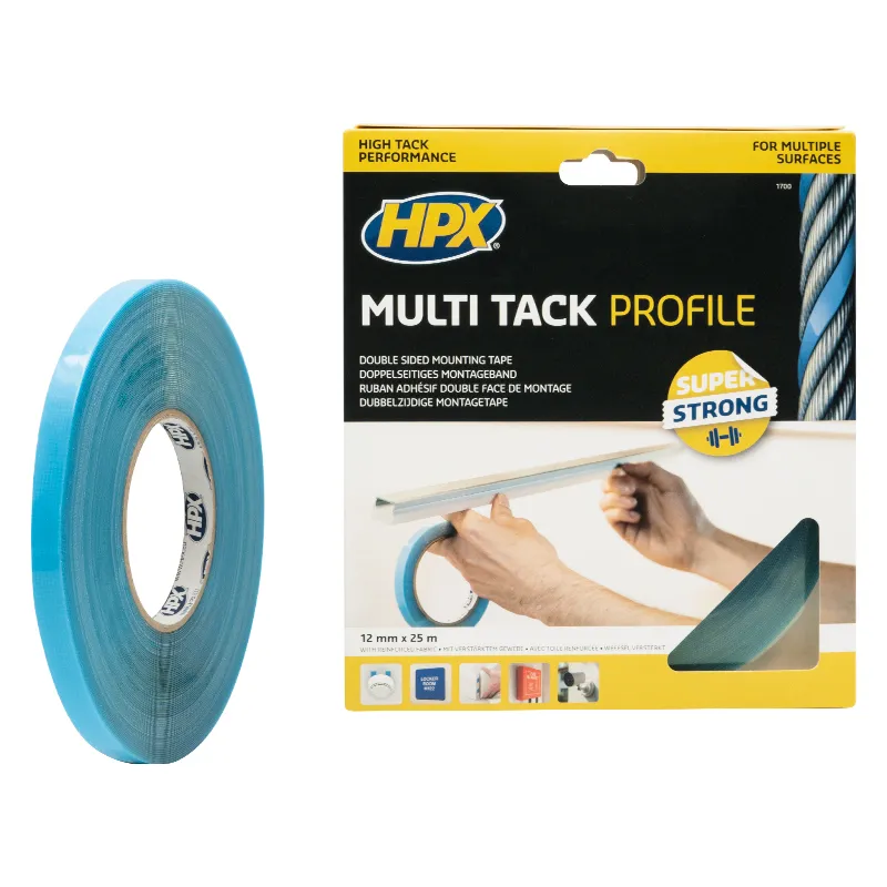 [HPX-PA1225] Dubbelzijdige Multi-tack tape - semi trans 12mm x 25m