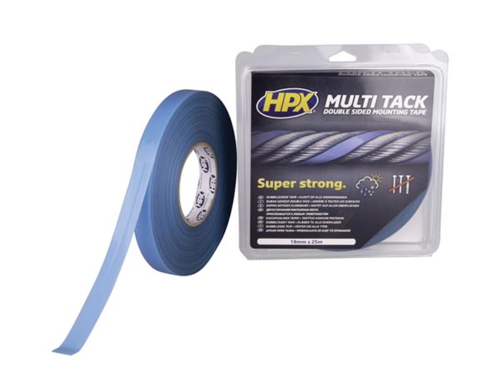 [VEL-HPXPA1925] Dubbelzijdige Multi-tack tape - semi trans 19mm x 25m