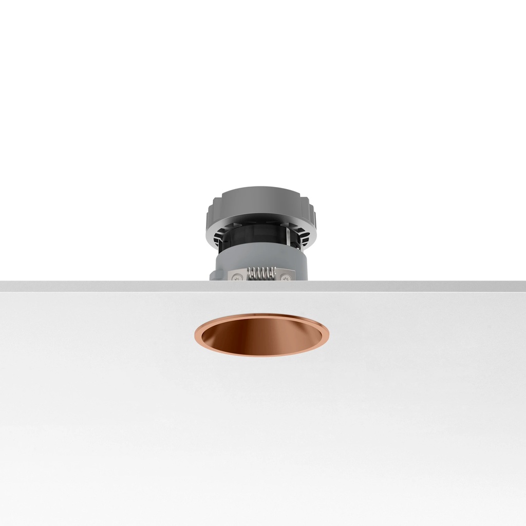 [FLO-03.4298.EQ] EASY KAP 80 FIX RD COPPER FL LED AR 27K C90 9.2W