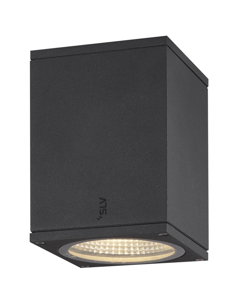 ENOLA SQUARE S, outdoor LED plafondarmatuur antraciet