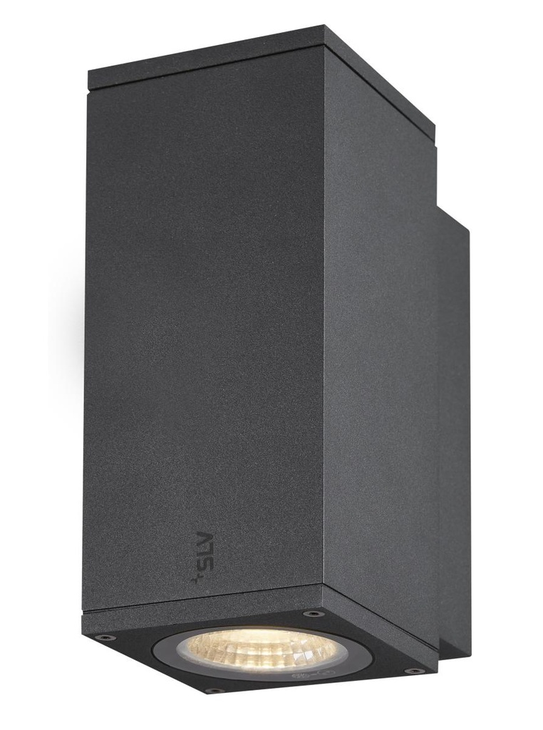ENOLA SQUARE S, single outdoor LED wandarmatuur antraciet