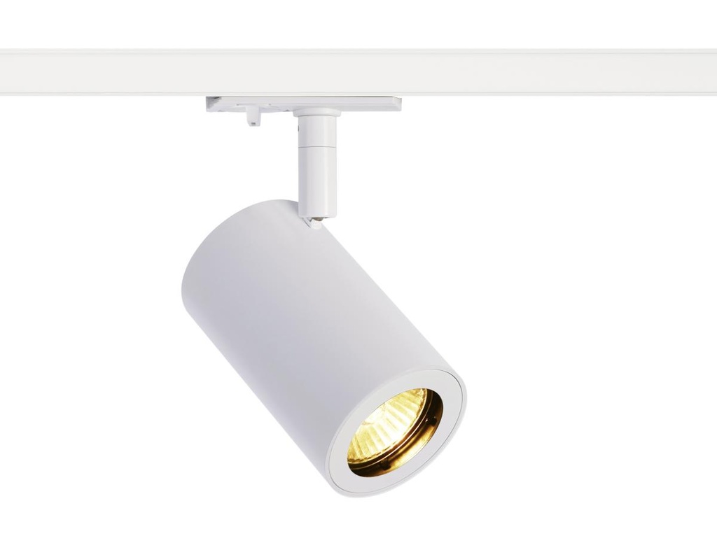 ENOLA_B TRACK SPOT, QPAR51, wit, 50W, incl. 1f.-adapter