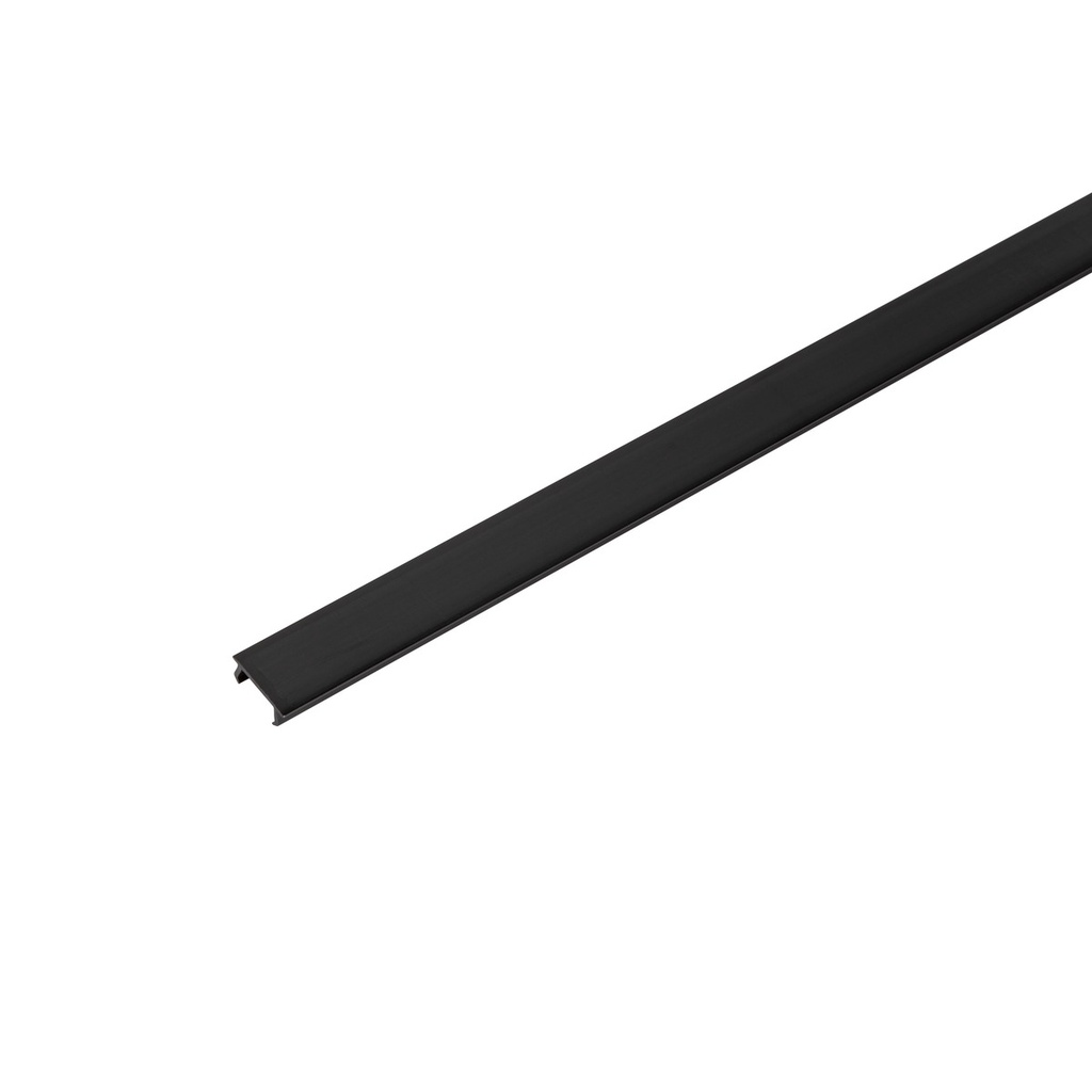 EUTRAC 3-fase afdekprofiel 1000mm - zwart