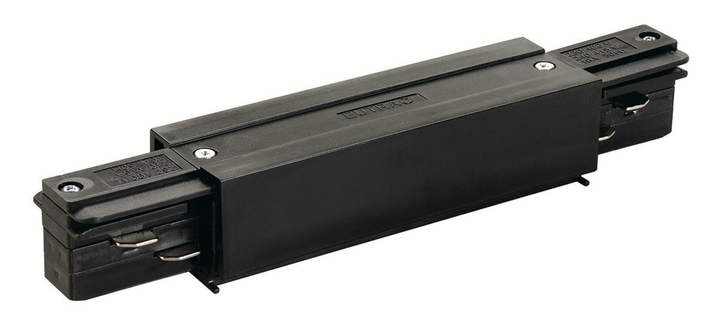 EUTRAC dwarsverbinding met voedingsmogelijkheid, zwart