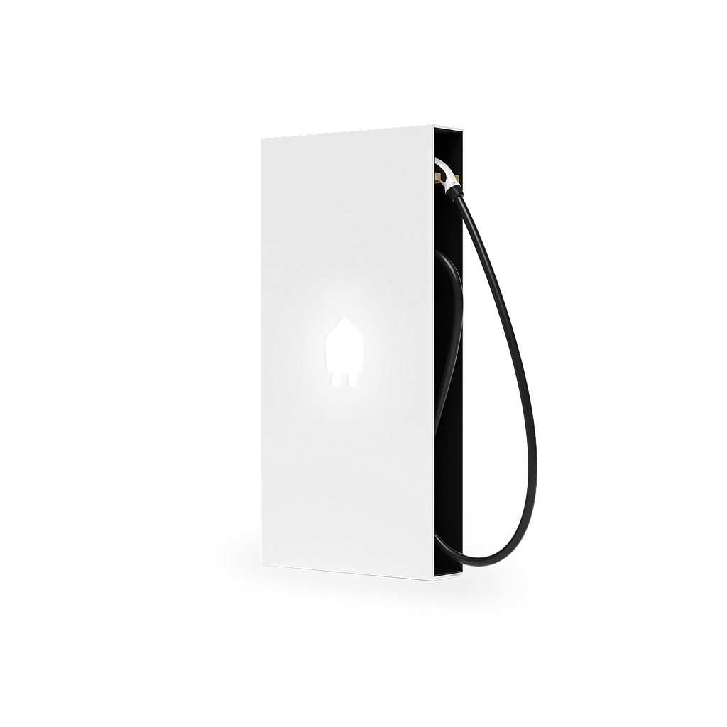 EV Base 3-Phase 1 x 22 kW Type 2 cable 5m Right