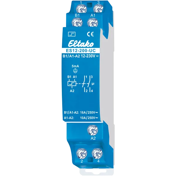[ELT-ES12-200-UC] Elektr. Impulsschakelaar 2NO 16A z. perman.voeding