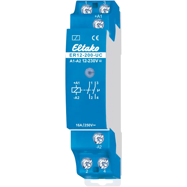 Elektronische schakelrelais 2NO 16A