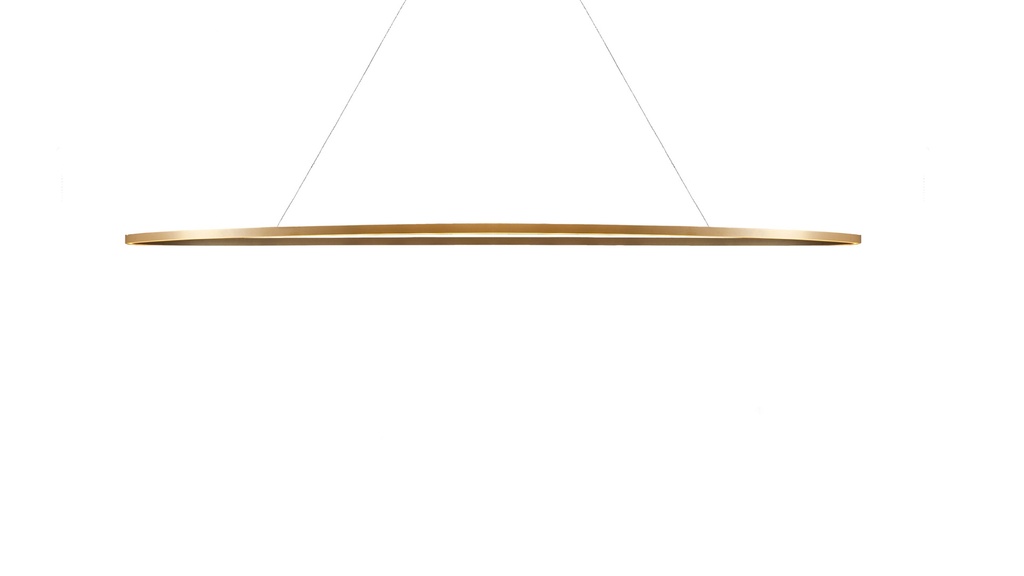 [NEM-ELP LGW 54] Ellisse Major Down - gold polished anodized - LED 2700K