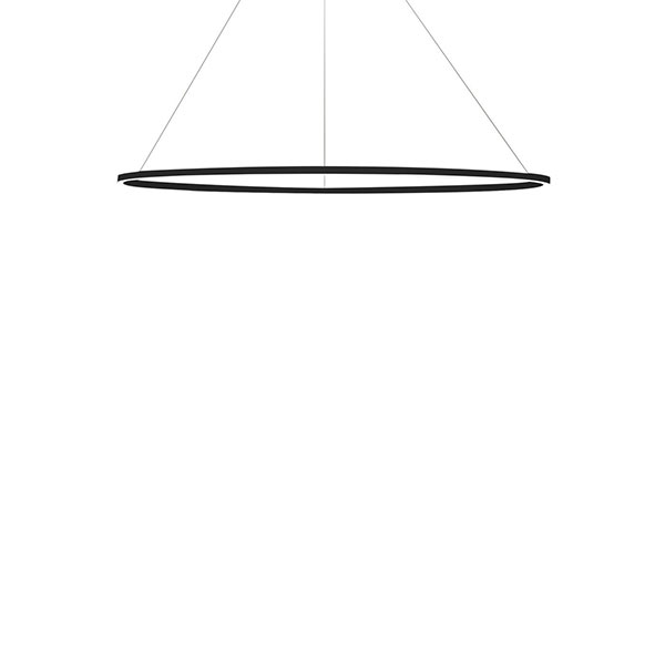 [NEM-ELP LN2 52] Ellisse Minor Down - black - LED 2700K