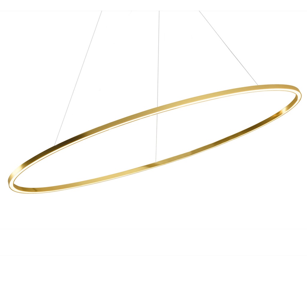 [NEM-ELP LO2 52] Ellisse Minor Down - gold painted - LED 2700K
