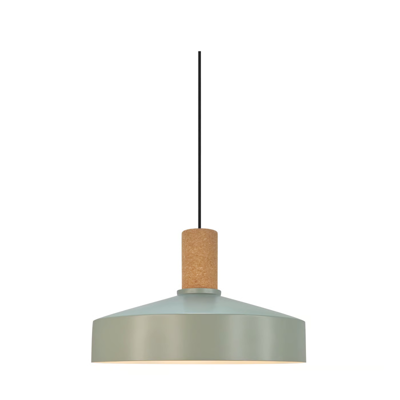 [NDL-2512033023] Elvas 37 - Hanglamp - Grijsgroen / Kurk - E27
