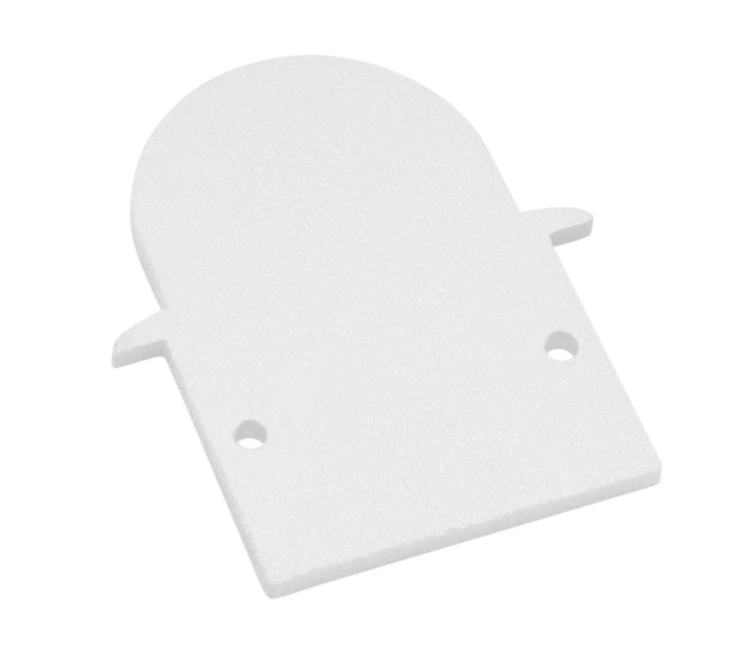 [UNI-L69CR2EW] End Cap Rond wit
