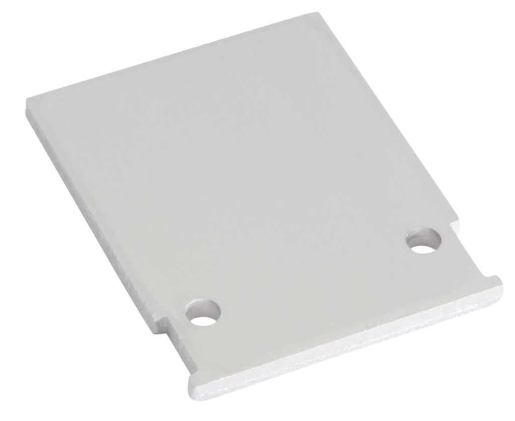 End Cap Vierkant wit