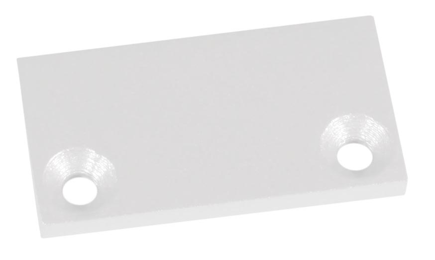 [UNI-L69AS3EW] End Cap Vlak wit