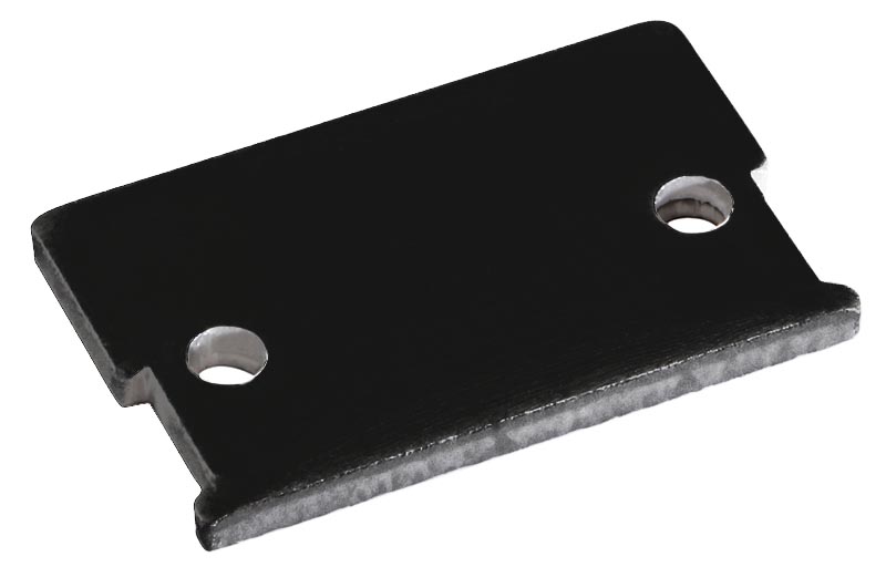[UNI-L69BS3EB] End Cap Vlak zwart