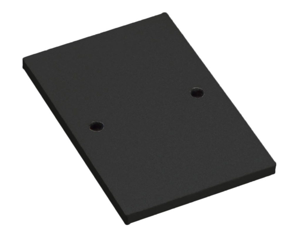 End Cap Vlak zwart